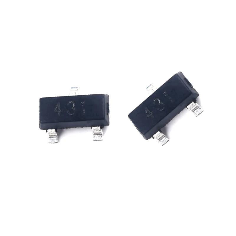 Tubes de régulation Triode Transistor, 50 pièces/lot, TL431 TL431A CJ431 SMD TO-23 TO23, nouveau Chipset IC Original de bonne qualité