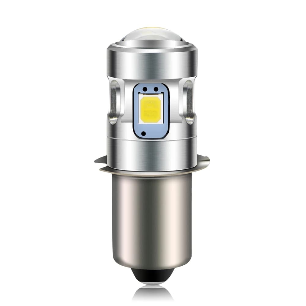 RUIANDSION 1 pièce Ampoule P13.5S PR2 pour lampe torche Maglite 2D 3D 4D, LED de remplacement 6000K 4300K 3V 6V 4.5V 2835SMD 500Lm Non-polaire