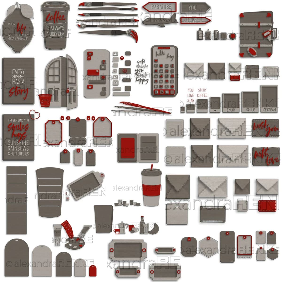 Matrices de découpe en métal Piggy Craft, divers modèles de matrices de découpe, différentes séries de cartes, outils de découpe pour scrapbooking, couteaux, lames, pochoirs, matrices.