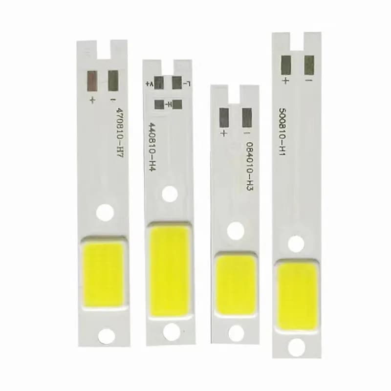 DC9-12V C6 LED puce voiture phare proche/haut H1 H3 H4 H7 COB lumière 15W 30W 100LM/W 5 pièces