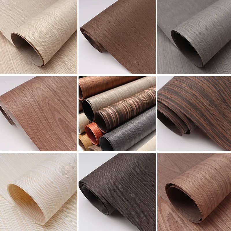 Placage technique E.V., Bois de placage d'ingénierie. Moteur en bois chêne 60cm x 2.5m 0.2mm, sans érable, zèbre rose, excavatrice, Brochure C/C Q/C