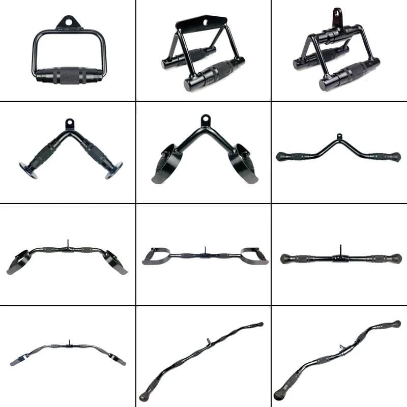 Équipement d'entraînement à la puissance pour biceps, triceps, bl84, machine à câble à poulie, barre en T, barre en V, barre de descente côtelée, équipement de gymnastique à domicile