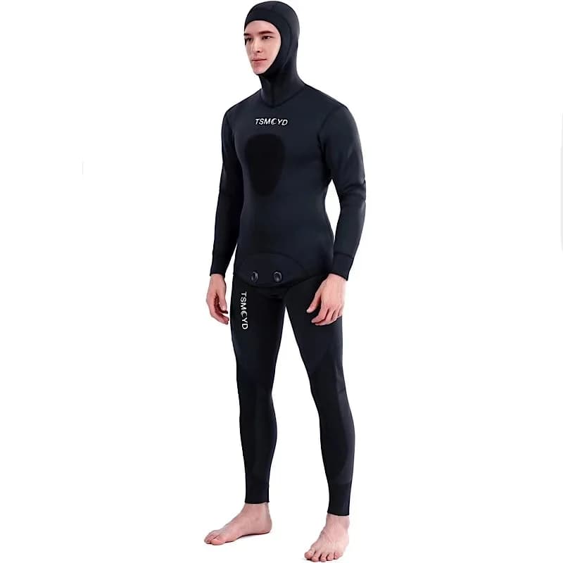 Combinaison de plongée sous-marine en néoprène noir, plongée sous-marine, pêche sous-marine, plongée sous-marine, pêche sous-marine, plongée deux pièces trempée, hiver chaud et froid, 999, 3mm, 2022