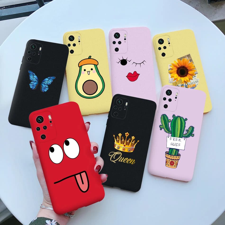 Pour Xiaomi Redmi Note 10 coque de téléphone TPU silicone souple motif mignon couverture arrière pour Xiomi Xiaomi Redmi Note 10 note10 Pro 10s étuis