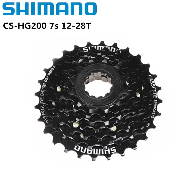 Shimano HG200 7 vitesses K7 12-28T 12-32T HG41 11-28T vtt Cassette roue libre CS-HG200 7s pour vtt VTT vélo roue libre