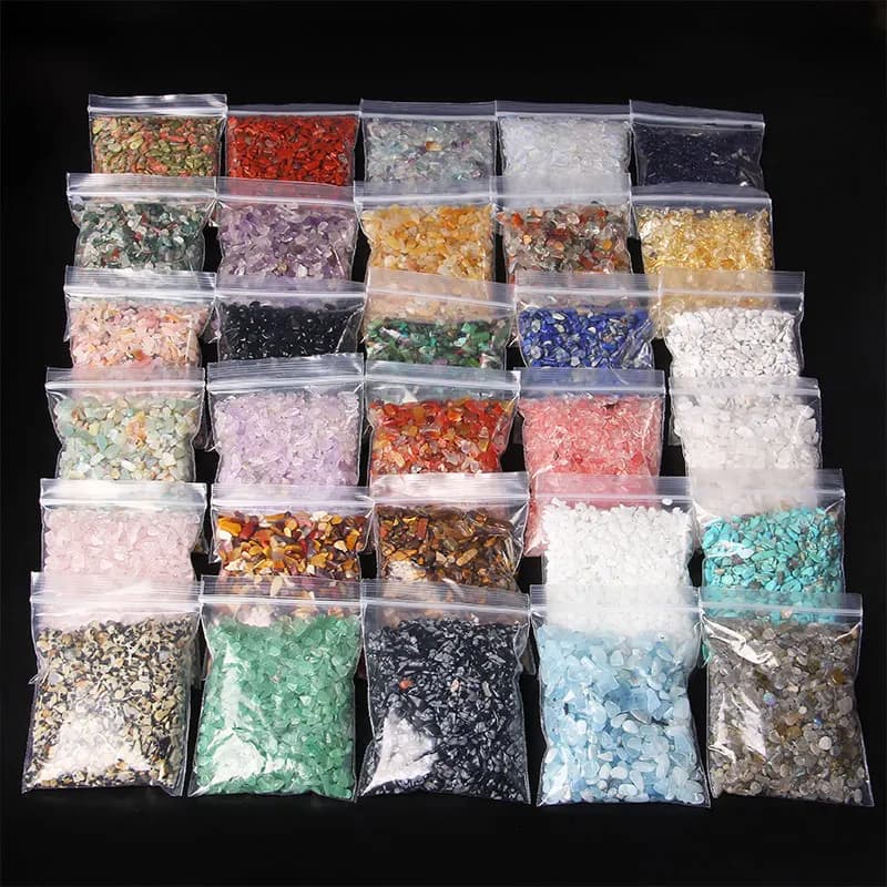 20g-100g cristal naturel Rose Quartz minerai spécimen minéral pierre de guérison Mini 3-5MM roche pour Aquarium pierre décoration de la maison bricolage