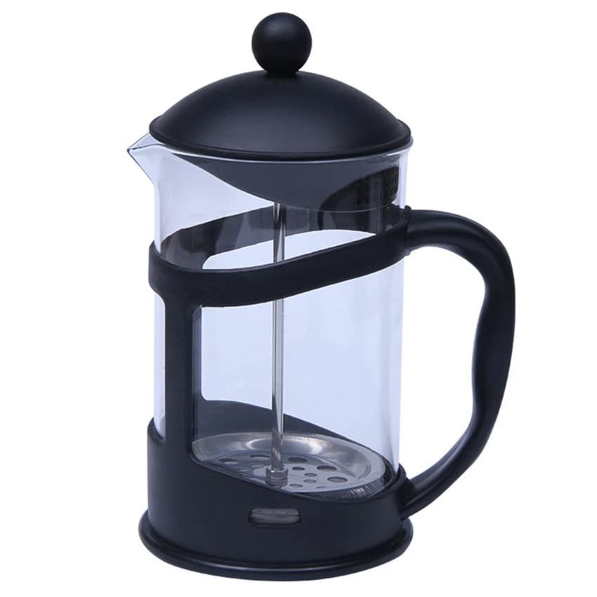Presse à café 350/600/800ml, presse française en acier inoxydable 304 avec 3 écrans filtrants, cafetière en verre Borosilicate