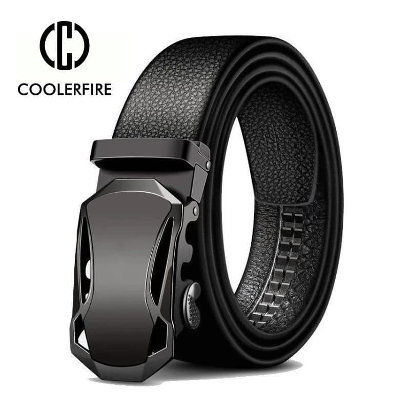Ceintures pour hommes avec boucle automatique en métal, ceintures en cuir de haute qualité pour hommes, marque célèbre, ceinture de travail de luxe, ZDP001D