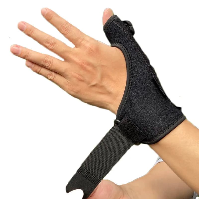 1 Pièces Réglable Protecteur de Poignet orthese pouce Attelle Amovible Sport Entorse Récupération des Blessures Doigt Attelle Sangle Bande protege doigt