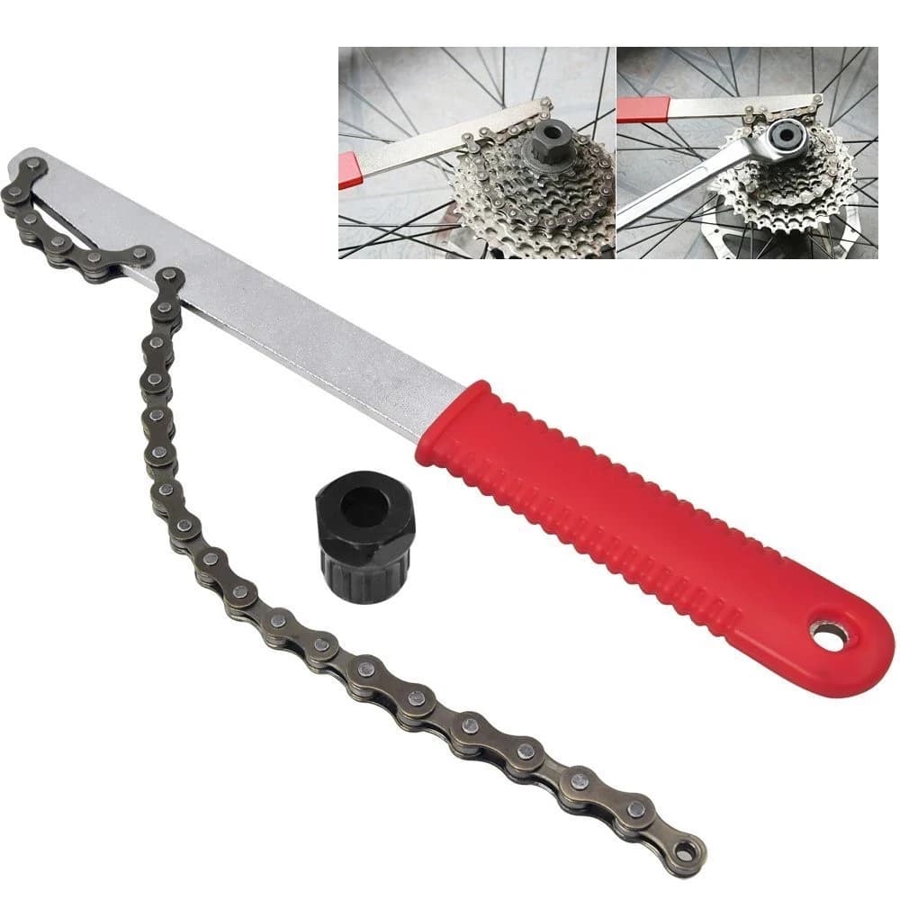 Clé de démontage de roue libre de bicyclette de haute qualité, outil de démontage de pignon de Cassette de fouet de chaîne, clé de chaîne Portable