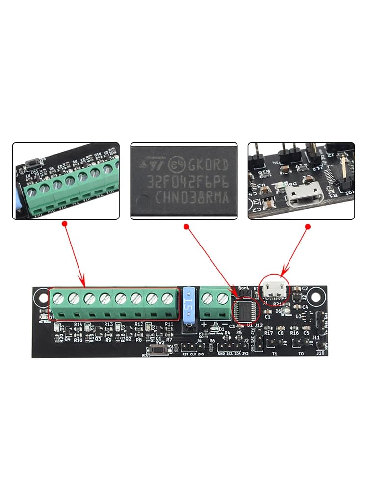 FYSETC-Extenseur Voron 2.4 pour imprimante 3D, MCU Klipper, STM32F042F6P6, haute qualité, 1 pièce