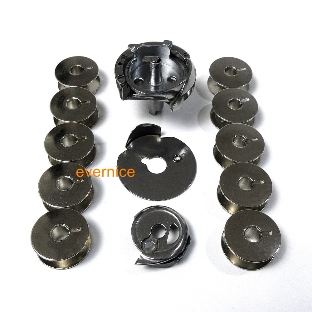 Crochet rotatif + capuchon + 10 bobines pour Pfaff 345 341 347 353-354 #91-014 192-91