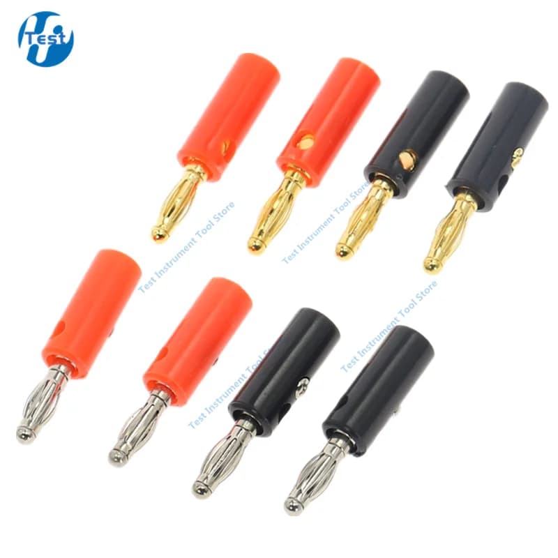 10 pièces/ensemble mâle et femelle J072 4mm prise banane mâle et femelle connecteur d'insertion broche modèle bricolage