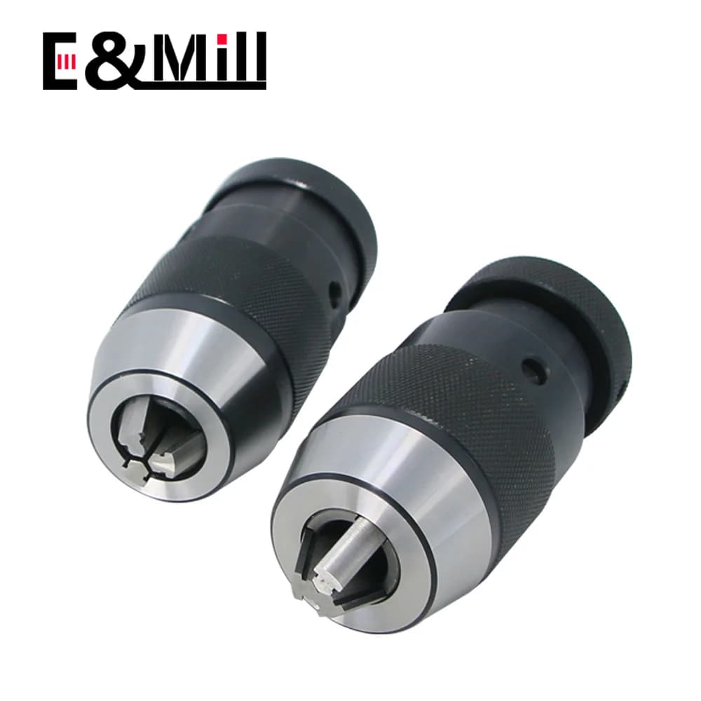 Mandrin de perçage à serrage automatique B10 B12 B16 B18 B22 C6 8 10 12 16 Morse MT1/MT2/3/4, bielle à tige conique universelle
