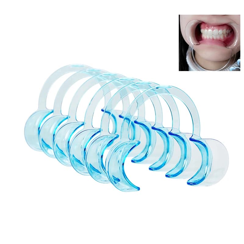 Ouvre-bouche dentaire en forme de C, 10 pièces, outil orthodontique dentaire, écarteur de joues et de lèvres intra-oral, épandeur de bouche, ouvre-lèvre