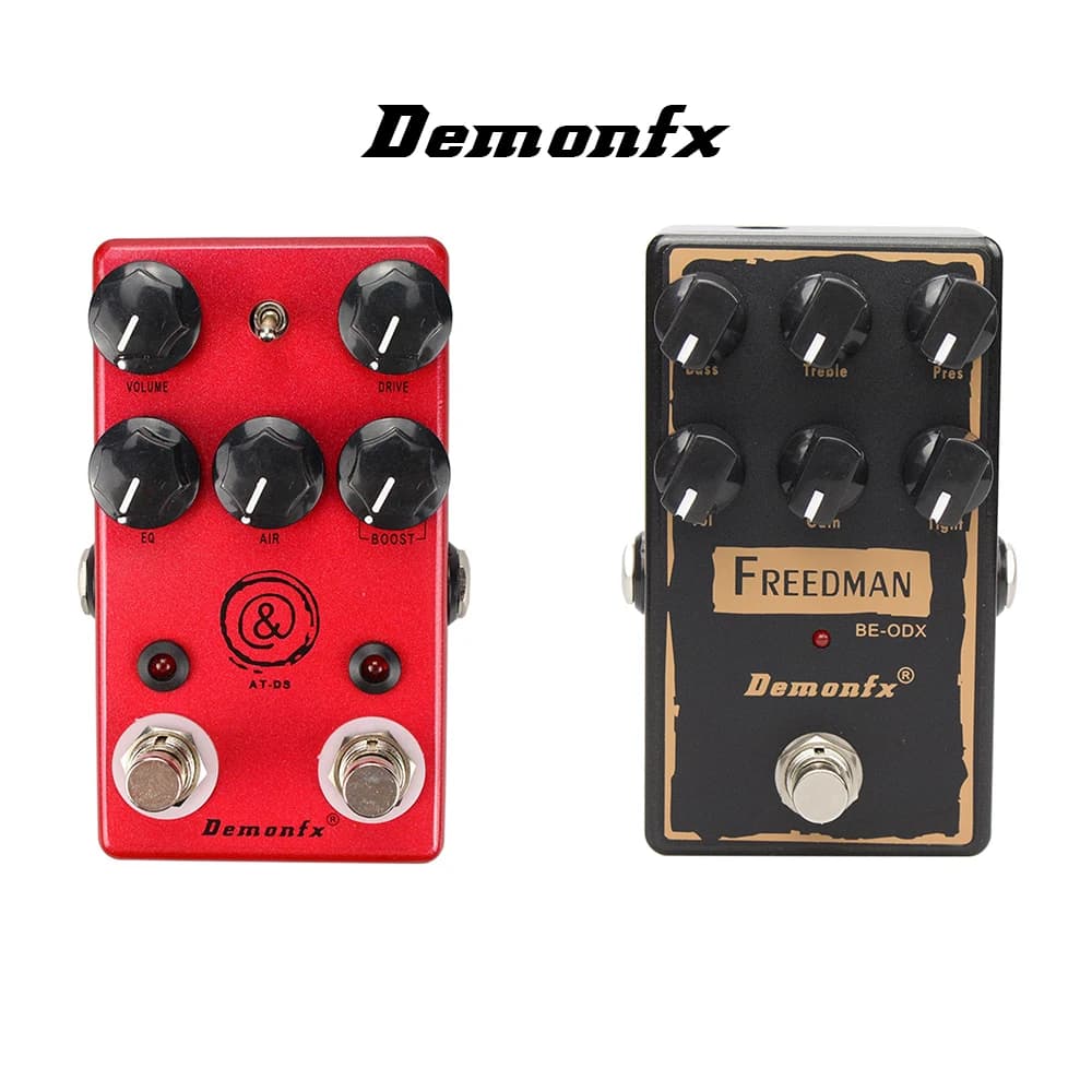 Demonfx AT-DS Freedman BE-ODX pédale d'effet guitare Overdrive distorsion retard CHorus AUTOWAH pédale