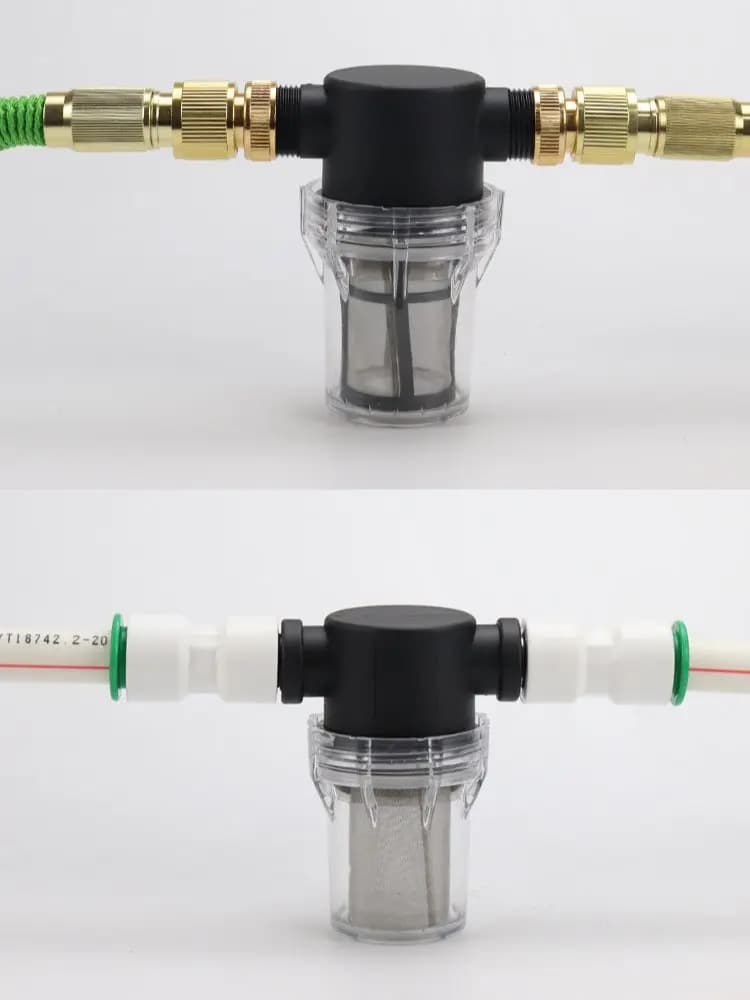 Filtre en acier inoxydable 304, adapté aux tuyaux d'arrosage, aux systèmes d'irrigation et aux canalisations industrielles, 1/2 3/4 1 pouce