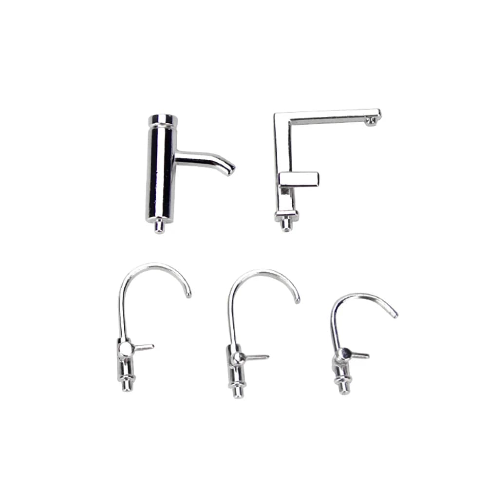 Accessoires miniatures pour maison de poupée 1/12, 1 pièce, Mini robinet en alliage, modèle de robinet d'eau de Simulation pour décoration de maison de poupée ob11