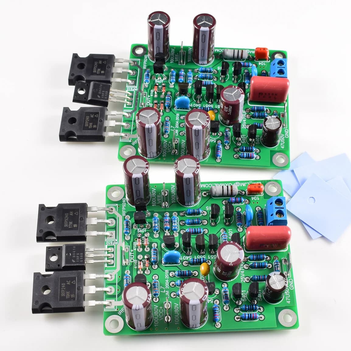 2 pièces nouvelle classe AB MOSFET IRFP240 IRFP9240 L7 amplificateur de puissance Audio HIFI double canal 300W à 350WX2 carte amplificateur