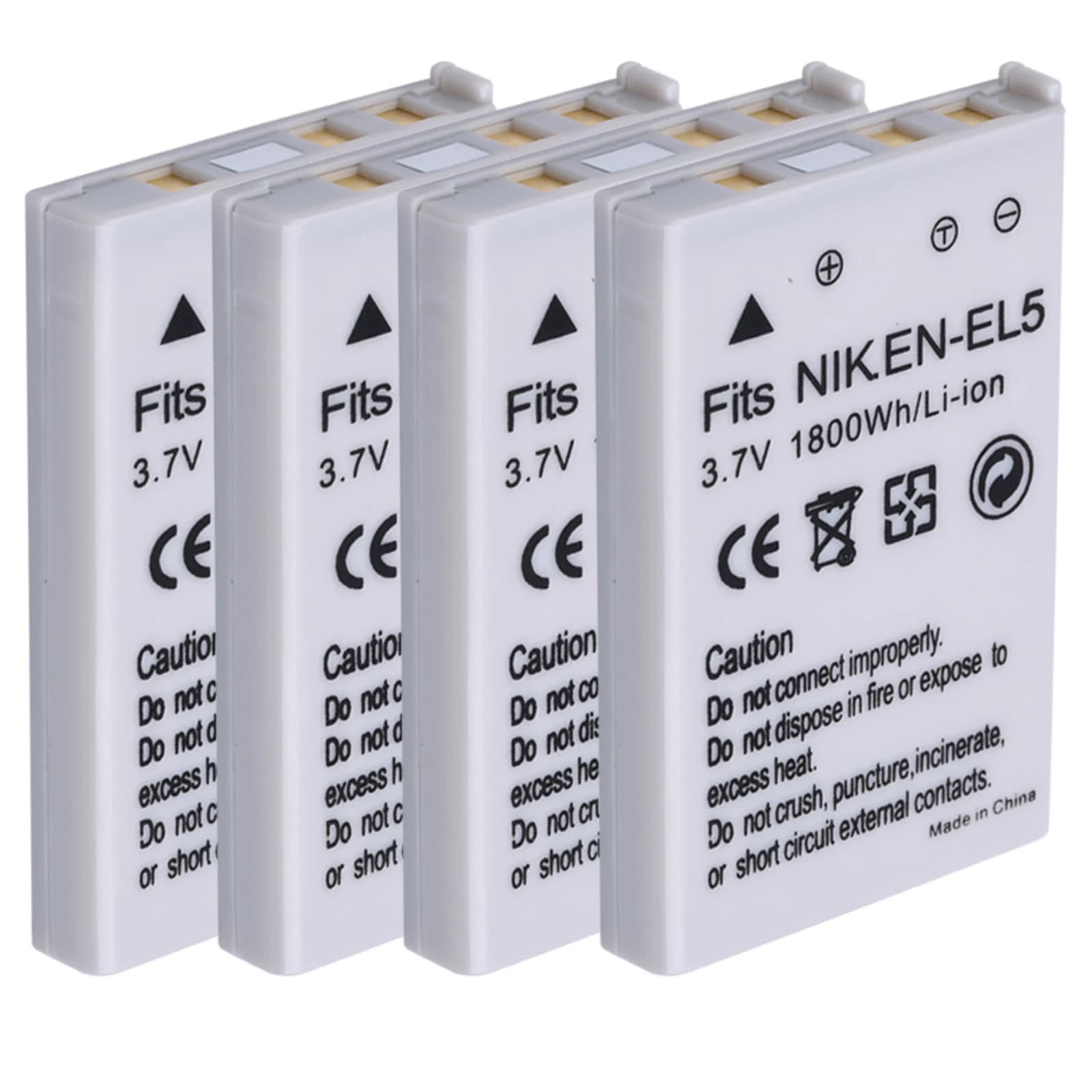 Batterie d'appareil photo pour Nikon EN-EL5 ENEL5 P530 P520 P510 P100 P500 P5000 P5100 P6000 3700 4200