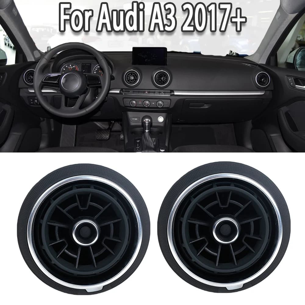 K-car Widanfolly rouge tableau de bord climatiseur sortie remplacement décoratif pour Audi A3 2017 2018