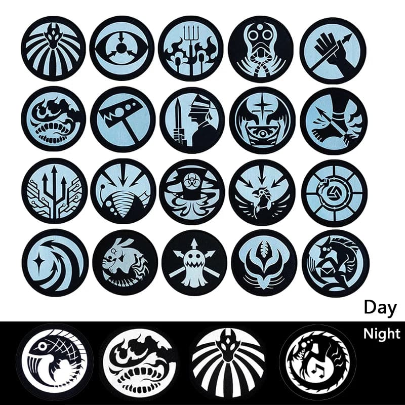 SCP Foundation – Patch lumineux réfléchissant IR, Badge de brassard, embellissement des appliques, accessoire EDC, patchs de jeu tactique militaire