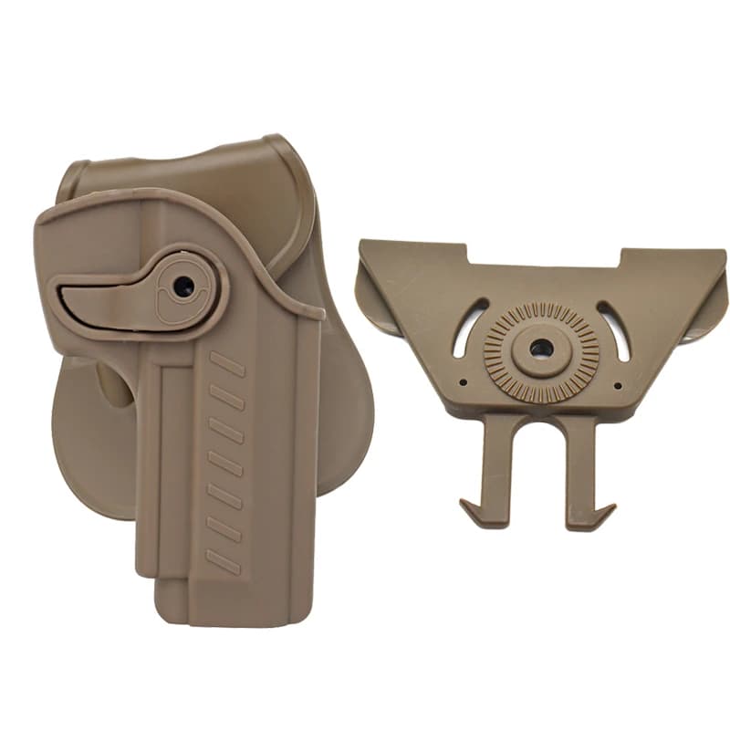 Étui de ceinture avec plate-forme MOLLE, étui de transport pour odor, étui de taille DulHunting Airsoft pour Beretta 92, 92 élasticité