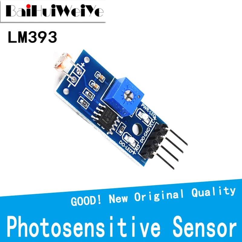 Capteur de luminosité photosensible pour Ardu37, technologie de lumière, poignées de réponse, résistance ECT, kit de bricolage, 4 broches, LM393, 1 pièce