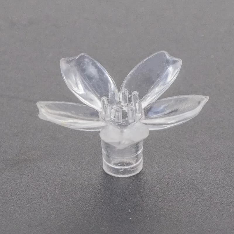 Accessoires de guirlande LED en Silicone souple, décorations de fleurs de cerisier pour guirlandes lumineuses, décorations de noël et de vacances, 100 pièces