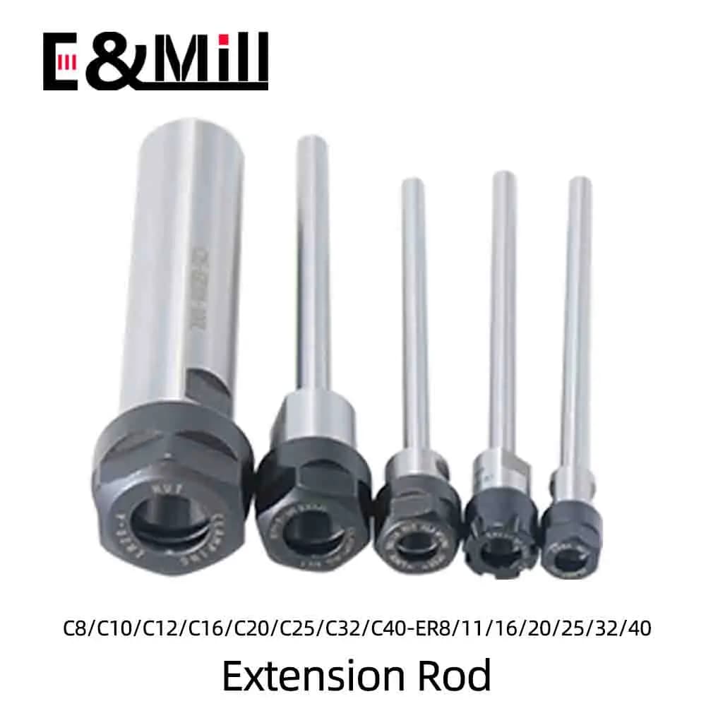 C6 C8 C12 C16 C20 C25 C32 C40 ER8 ER11 ER16 ER20 ER25 ER32 ER40 tige d'extension usinage de trous profonds CNC moulin allonger porte-outil