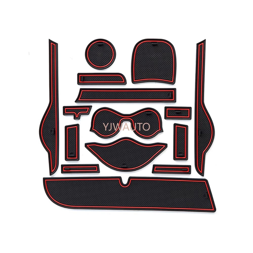 Tapis de fente de porte pour Toyota VITZ, coussin de rainure de porte de voiture, porte-gobelet en caoutchouc, tapis antidérapants, Position