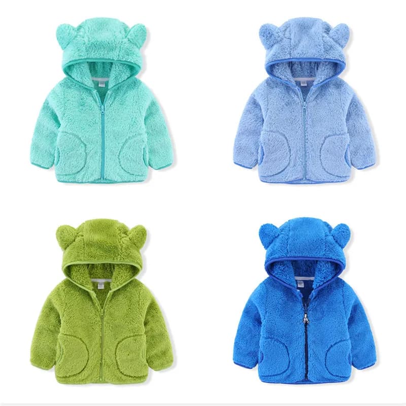 Nouvelle Collection Jumping Meters – Sweats à Capuche Polaire Automne-Printemps pour Garçons et Filles, Vestes Colorées pour Bébés, Manteaux Mignons à Fermeture Éclair pour Enfants à Manches Longues