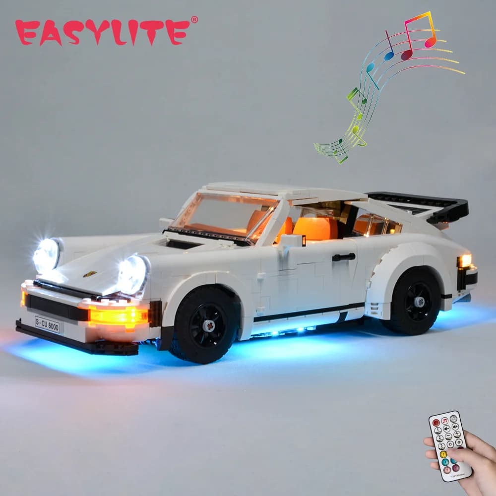 EASYLITE Kit d'éclairage LED pour 10295 créateur Expert voiture éclairage jouets seulement ensemble d'éclairage pas de blocs
