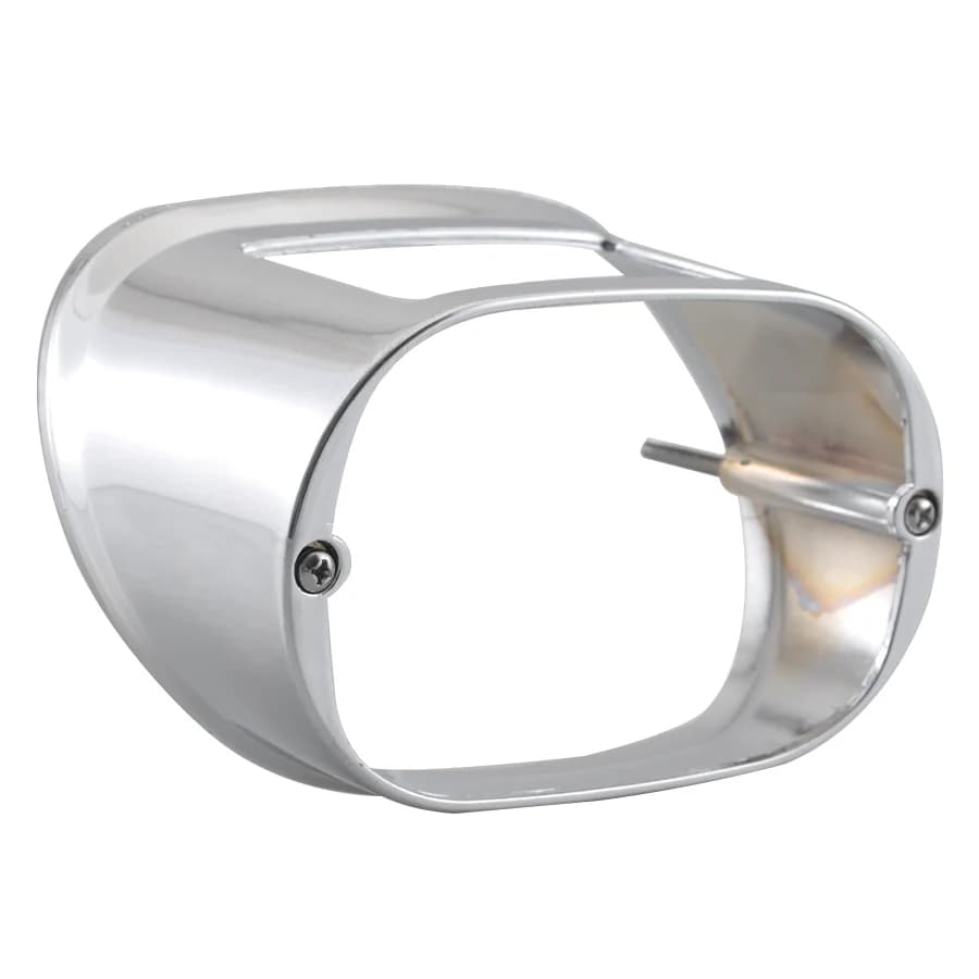 Couvercle de collier de feu arrière de moto chromé, garniture de protection pour Harley Touring XL Dyna Softail