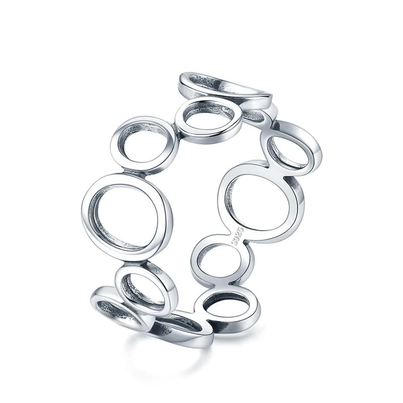 Modian – bague ronde irrégulière en argent Sterling 2021 véritable, accessoires de fête à la mode pour femmes, bijoux fins, cadeau, 925