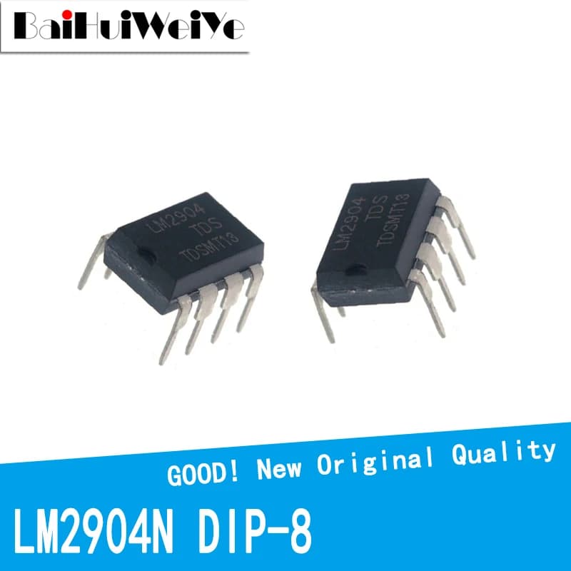 Puce d'amplificateur IC d'origine, jeu de puces de bonne qualité, LM2904N, LM2904, LM2904P, DIP-8, nouveau, 10 pièces par uno