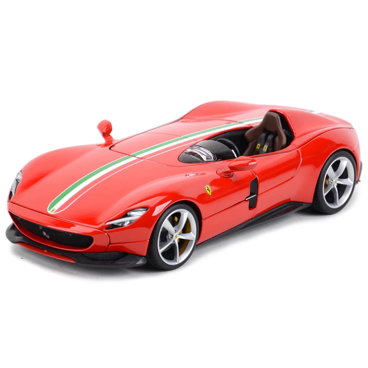 Bburago – voiture de sport Ferrari Monza SP1 1:18, Version raffinée, véhicules moulés statiques, modèle de voiture de collection, jouets