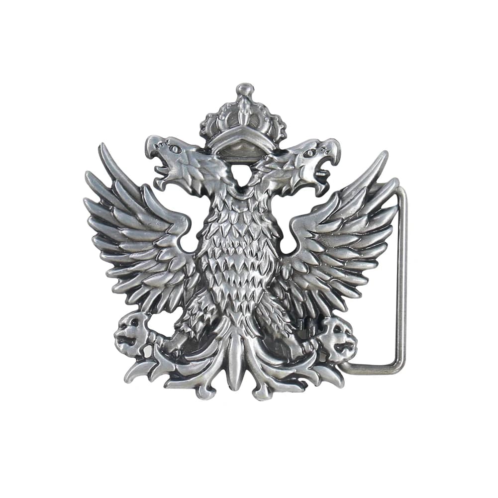 Boucle de ceinture aigle à Double tête pour hommes, emblème National russe, accessoires pour jeans de Cowboy occidental, adaptés à une largeur de 1.5 pouces
