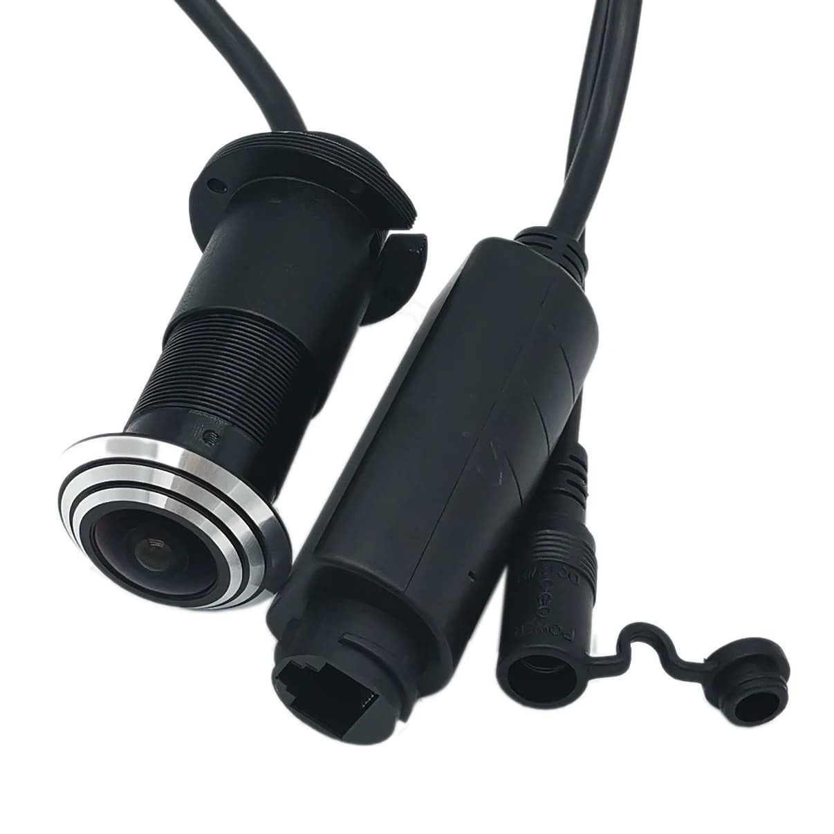 HD 1080P Fisheye judas POE caméra IP Mini porte trou oculaire caméra Onvif P2P Surveillance réseau Ipc Webcam sécurité 5MP WIFI