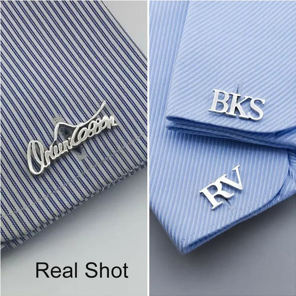 Boutons de manchette avec Logo personnalisé pour hommes, boutons de manchette de chemise tendance, bijoux cadeaux de mariage