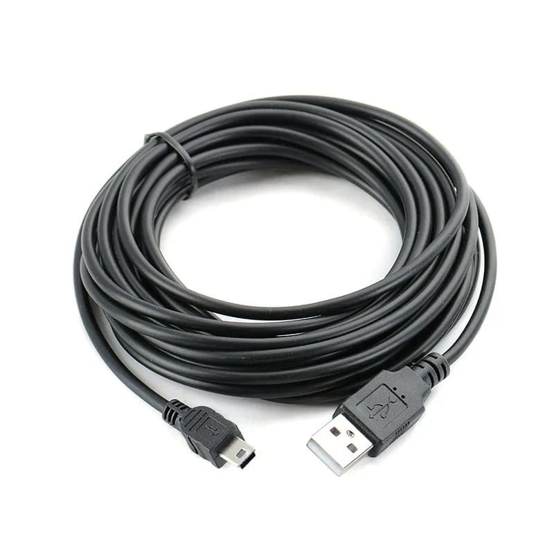 Câble universel Mini USB à 5 broches, cordon de chargement pour lecteur MP3 MP4, caméra, Navigation, enregistreur de conduite, 5m