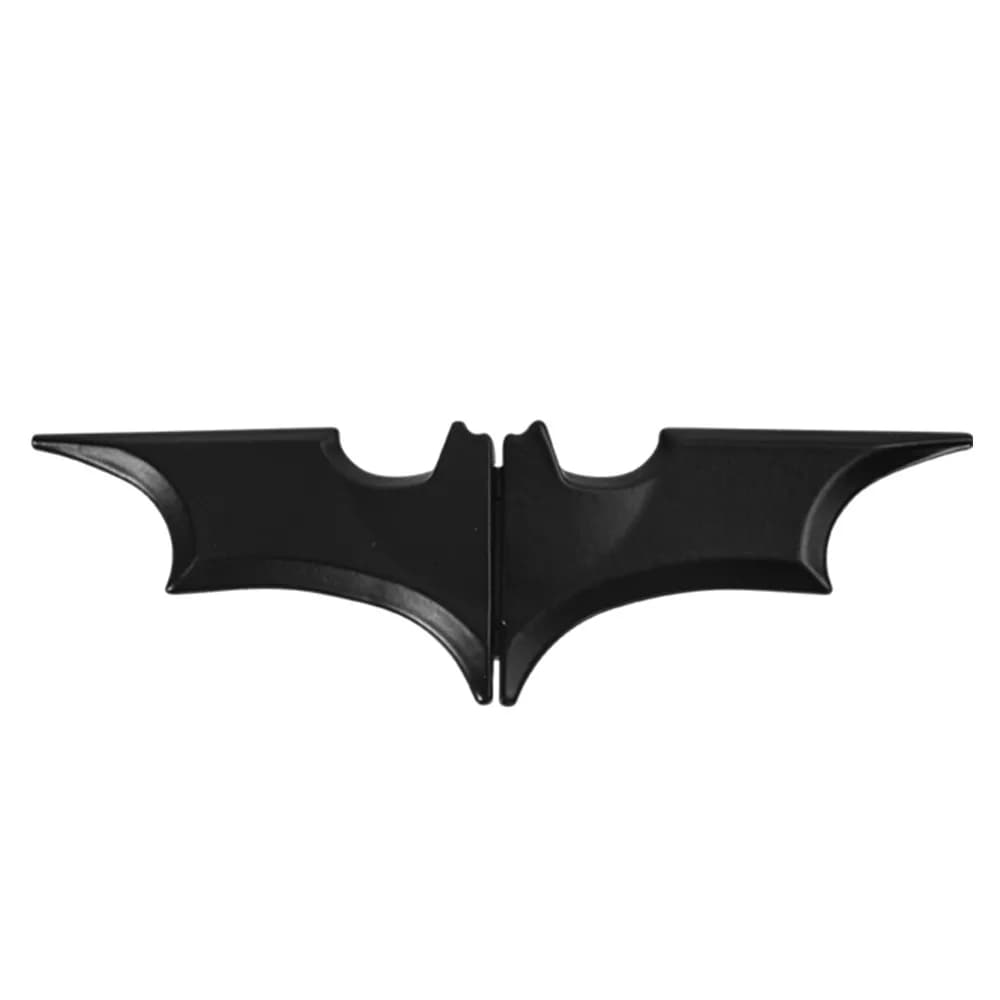 Nouveau hommes en acier inoxydable chauve-souris mince ID argent pince support magnétique porte-carte d'identité portefeuille pour hommes femmes lettrage personnalisé