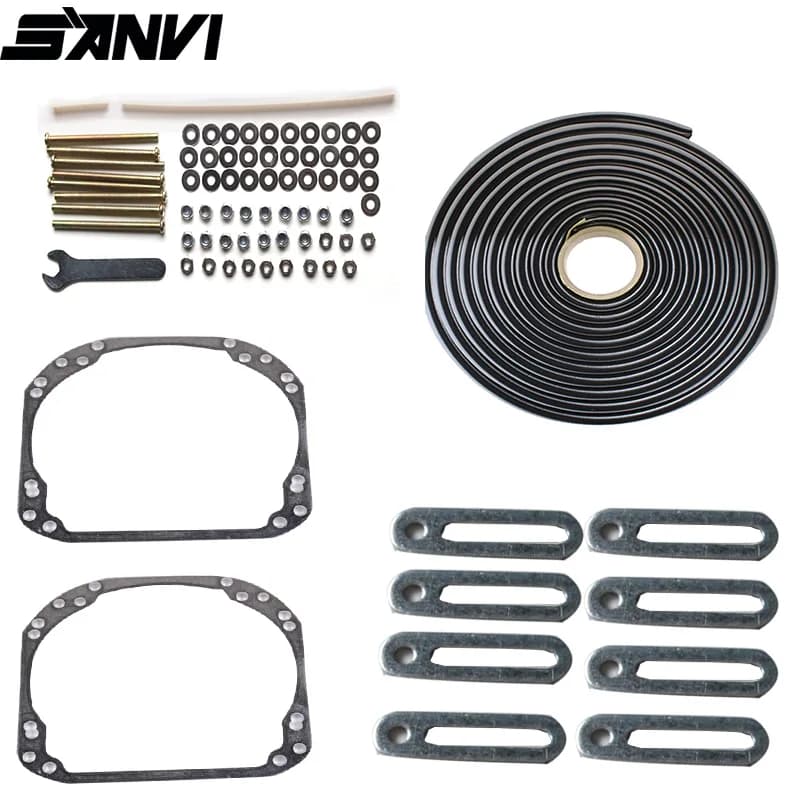 SANVI cadre de montage pour Hella 2 à Hella 3R G5/Koito Q5 Bi xénon/LED lentille de projecteur phare voiture lumière accessoires adaptateurs