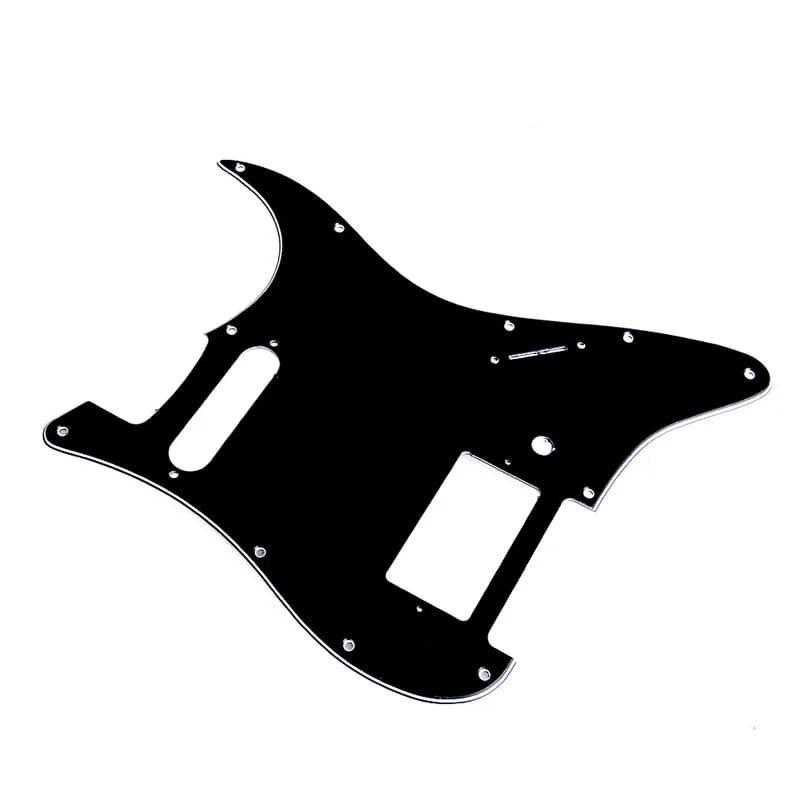 Pickguard de guitare noir à 3 plis, pour Fender Stratocaster HS Single Strat Humbucker