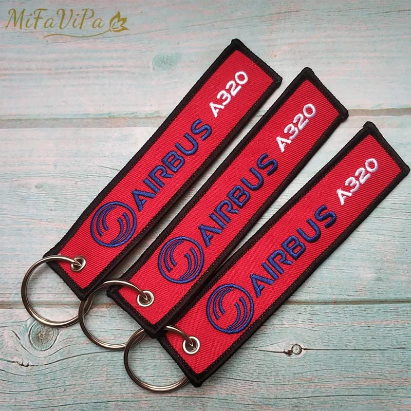 ATA FAVIPA-Porte-clés AIRBUS A320, bibelot de mode, cadeau d'équipage de vol, clé d'avion d'aviation, porte-clés Sleutelhanger JOPlane, 3 pièces
