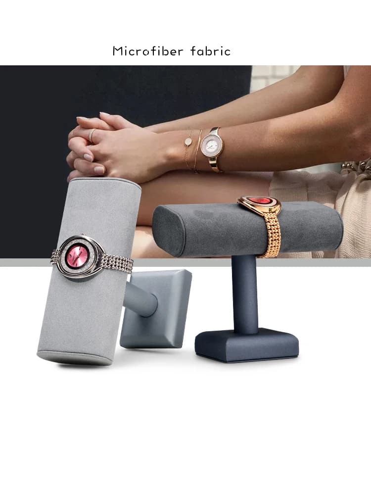 Oirlv – présentoir de montre en cuir PU, support de présentation de Bracelet, organisateur de bijoux, support de rangement de montre en forme de T