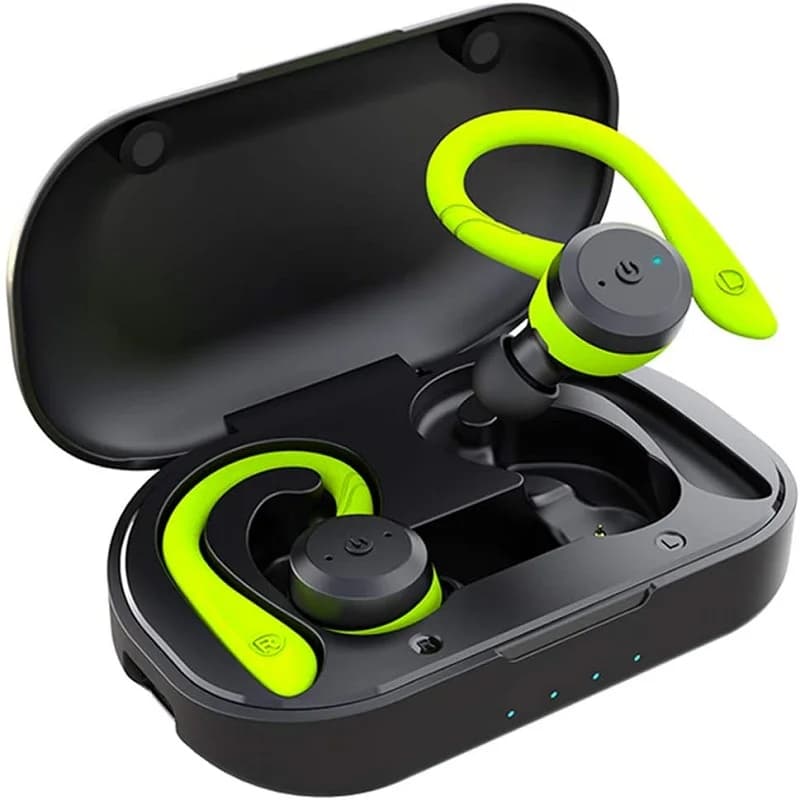 Écouteurs sans fil Bluetooth avec micro, écouteurs sportifs étanches TWS, contrôle par touches, casques sans fil, écouteurs pour téléphone