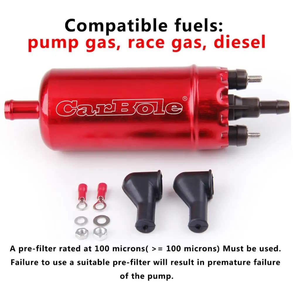 Pompe à carburant électrique 125 PSI 135 L/h Transfert d'huile haute pression en ligne 0580464070