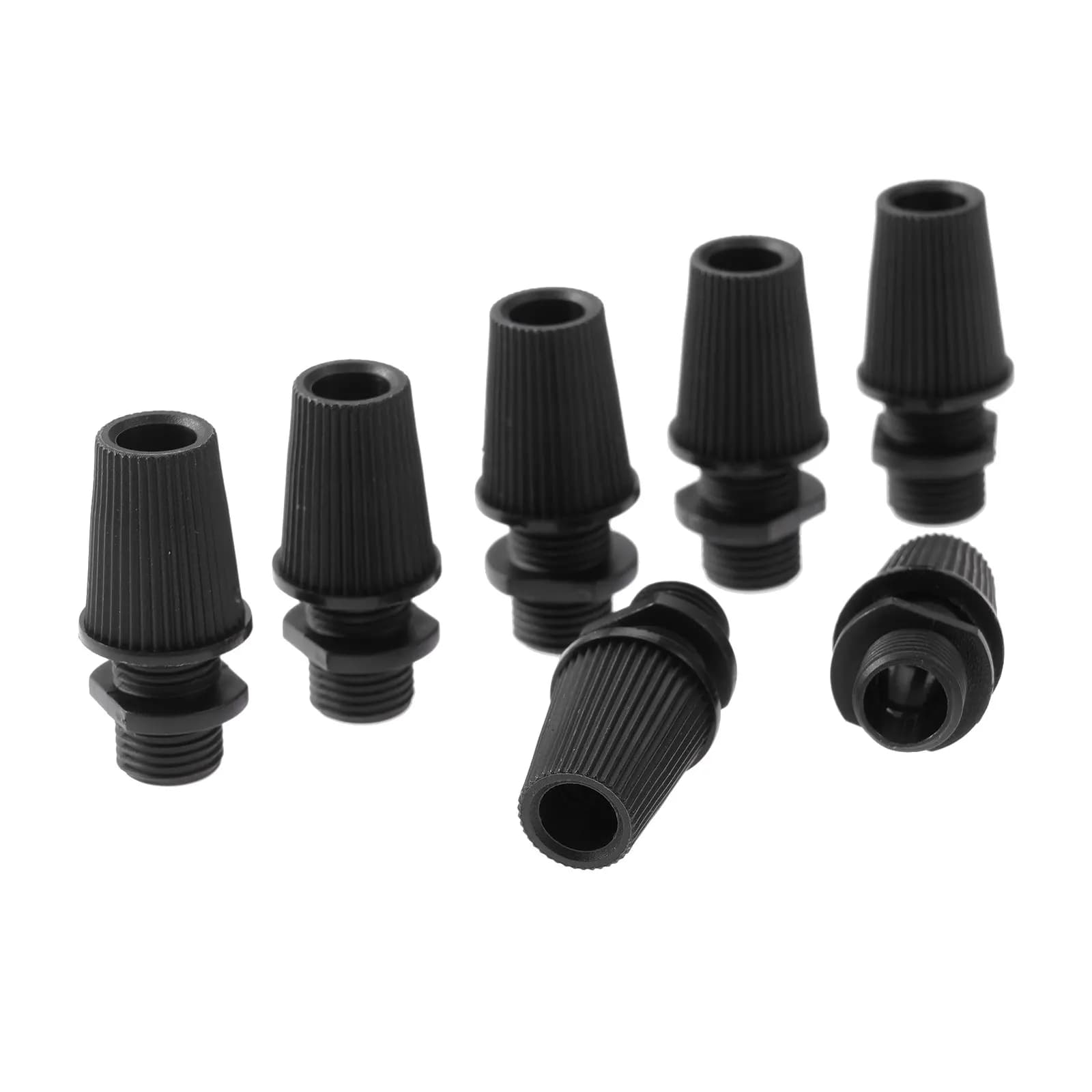 Presse-étoupe étanche, pince de connecteur pour câblage, lustre, éclairage au plafond, poignées de pince, noir, 50 pièces