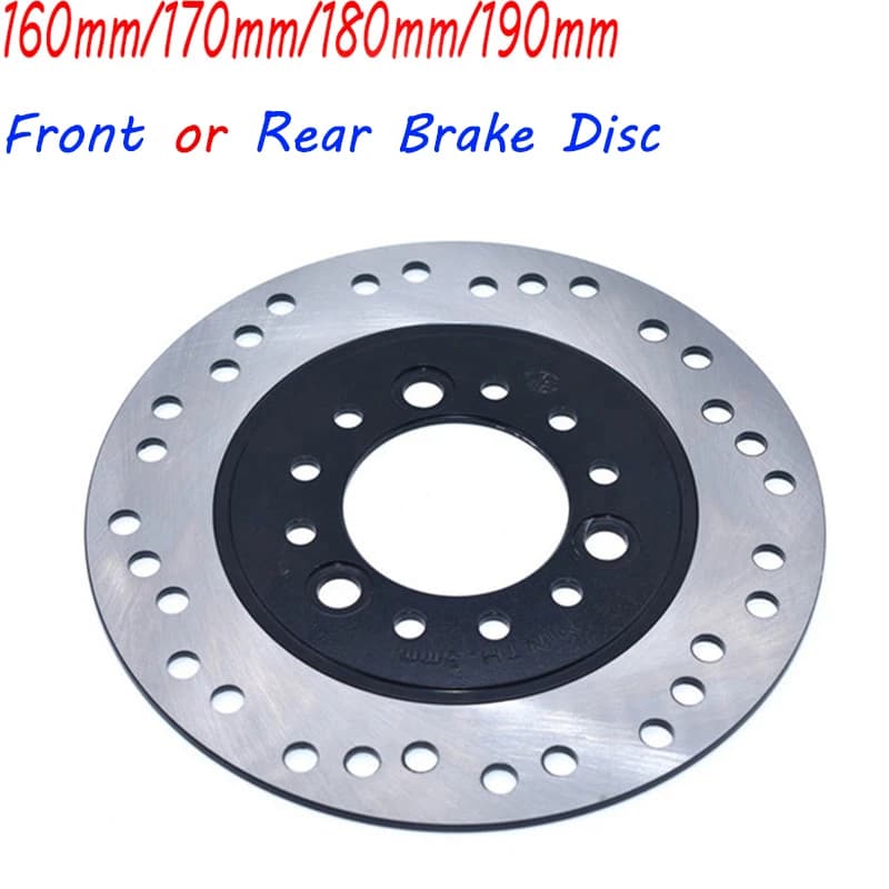 Disque de frein avant ou arrière 160 170 180 190mm, trou intérieur 58mm pour Scooter chinois GY6 i moto ATV cyclomoteur Go Kart, pièces de rechange